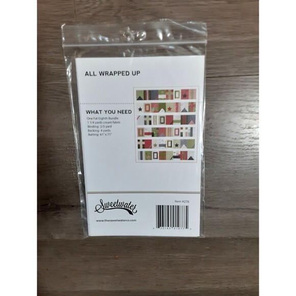 New All Wrapped Up holiday quilt pattern contemporary Sweetwater #276 - Picture 2 of 2